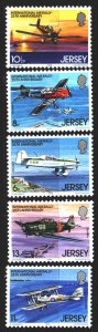 Jersey. 1979. 198-202. Aviation, aircraft. MNH.