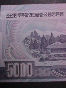 ​KOREA-2006 VERY OLD $5000-LEADER KIM II SUNG UN CIRCULATED-LAGREST CURRENCY