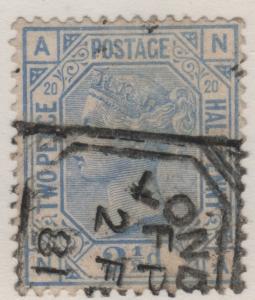 Scott 68 SG 142 Plate 20  2 1/2d Blue N-A