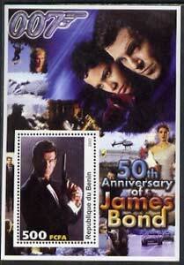 BENIN - 2003 - James Bond - Perf Min Sheet #1 - M N H - Private Issue