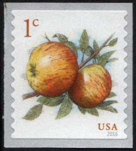SC#5037 1¢ Apples Coil Single (2016) SA