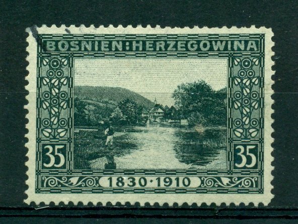 Bosnia & Herzegovina 1910 #55 U SCV(2020)=$3.75