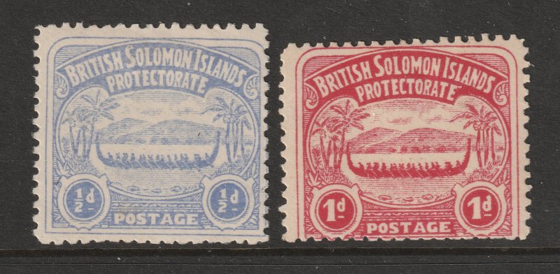 Solomon Is the MH 0.5 & 1d from the 1907 set