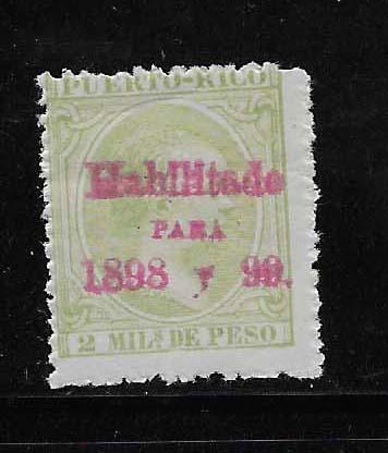 PUERTO RICO STAMP, MNG,  #17ABR36