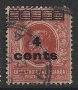 STAMP STATION PERTH East Africa & Uganda #62 Overprint Used