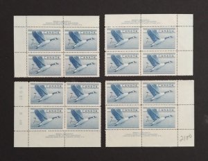 Canada 320 Plate Blocks Matched Set No. 2 VF MNH