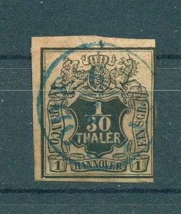 Germany-State Hanover sc# 3 (3) used cat value $50.00