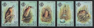 Seychelles Scott #'s 483a-e MNH