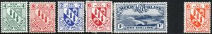 1954 Herm Island Bf 11/16 Timbres Ordinaires non Montés / Monté Mint Set 6