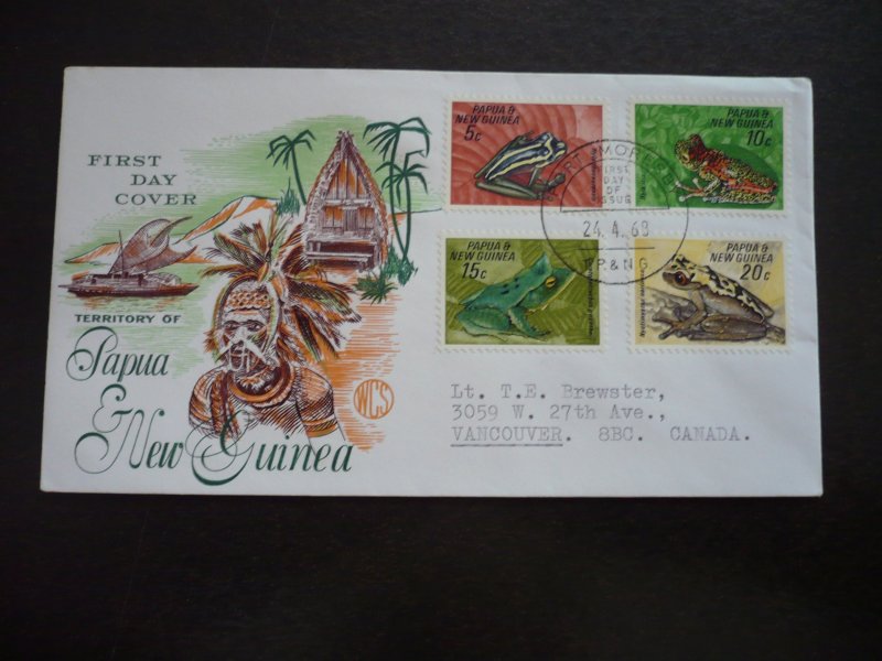 Postal History - Papua New Guinea - Scott# 257-260 - First Day Cover