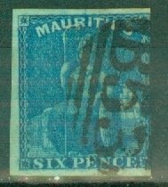 JG: Mauritius 18 used CV $57.50