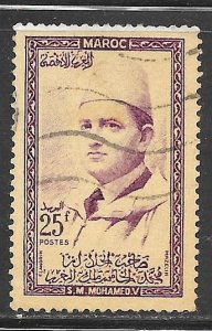 Morocco 4: 25c Sultan Mohammed V, used, F-VF