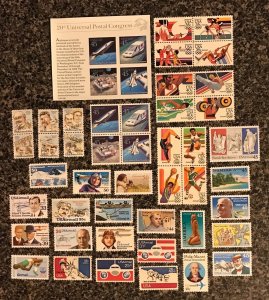 C87 to C131 US Airmails, MNH, full set of 45