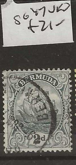 BERMUDA    SG47     BOAT    2D    VFU     P1229B  H