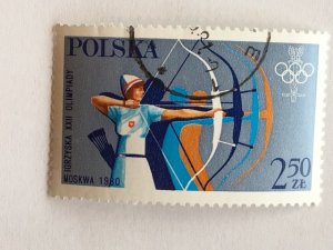 Poland – 1980 – Single “Sports” Stamp – SC# 2381 – CTO