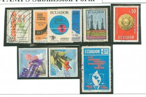 Ecuador #C487-C490/C493/C507/ Used Single