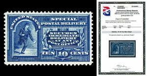 Scott E5 1895 10c Special Delivery Mint Graded VF-XF 85 LH with PSE CERT