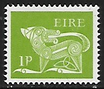 Ireland # 251 - Ancient Animal Pictures - Dog - MNH