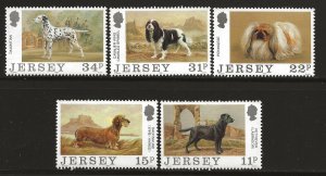 JERSEY SC# 447-51  FVF/MNH 1988