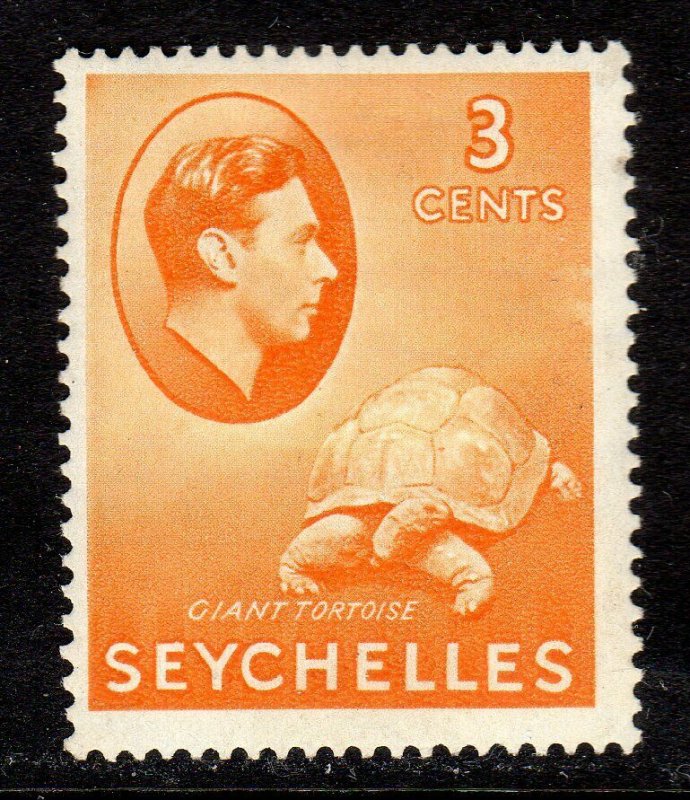 SEYCHELLES 1941    sg136a     3 cents   -chalk    MM  