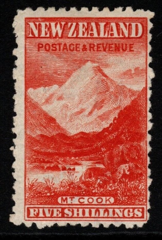 NEW ZEALAND SG317 1903 5/= DEEP RED p11 MTD MINT