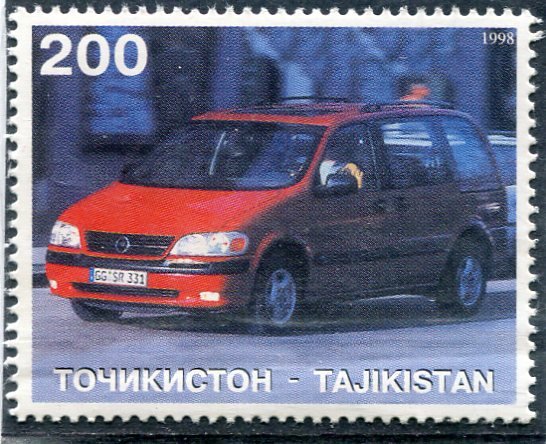 Tajikistan 1998 CLASSIC CARS Stamp Perforated Mint (NH)