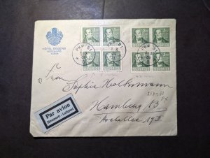 1939 Sweden Airmail Cover PKP 81 Goteborg to Hamburg 13 Germany