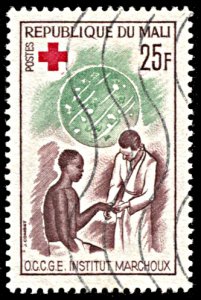 Mali 79, postally used, Health Service Campaign, Marchoux Institute