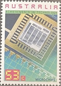 1987 Stamp of Australia of Microchips SC# 1037MNH