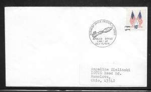 #1509 Cover APOLLO SOYUZ Link-Up Kennedy Space Center Fl. 7-17-75 (my3219)