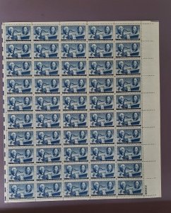 947, Postage Stamp Centenary, Mint Sheet, CV $25.00