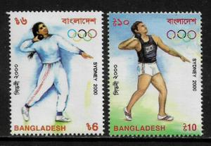 Bangladesh #621-2 MNH Set - Summer Olympics