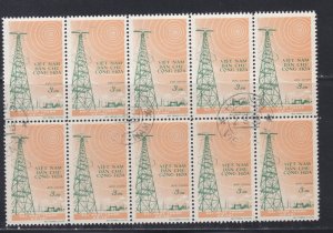 Vietnam # 100-101, Radio Station & Tower, CTO, Wholesale lot of 10 Sets, 15%