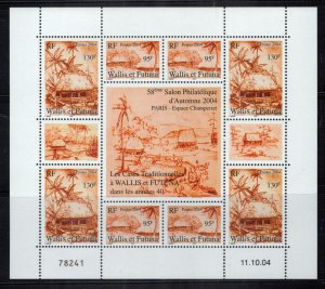 Wallis & Futuna Islands 595-596 MNH Traditional Houses ZAYIX 0324L0127
