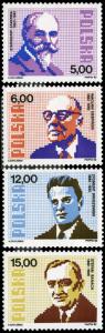 Poland 2542-5 MNH - Mathematicians