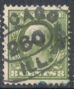 US Stamp #414 Used Benjamin Franklin - 1912-14 Regular Issue Single