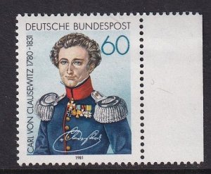 Germany  #1364  MNH  1981  Karl von Clausewitz . Prussian general