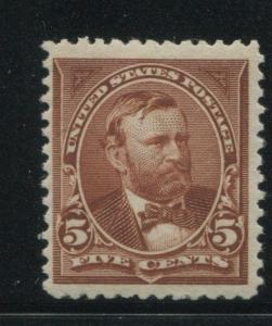 1894 US Stamp #255 5c Mint Never Hinged Very Fine Catalogue Value $325