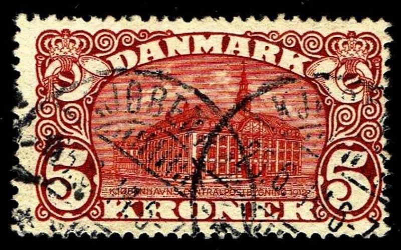 1912 Denmark #82 General Po Copenhagen Wmk 113 - Used - F/VF - CV$200 (E#3806)