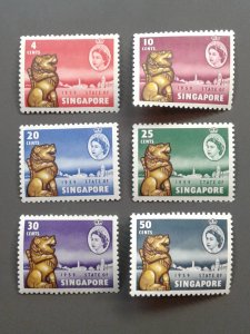 Singapore 43-48 VF MLH. Scott $ 13.60