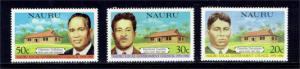 NAURU #224-226  1981  LEGISLATIVE COUNCIL 30TH ANNIV.  MINT  VF NH  O.G