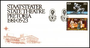 South Africa 546-547 U/A FDC