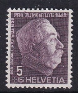 Switzerland  #B179  MNH 1948 Pro Juventute  5c Wille