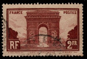 FRANCE Scott 263 Used Arc de Triumph tamp