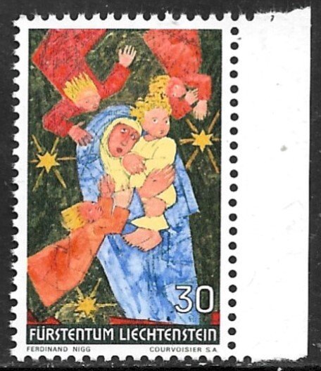 LIECHTENSTEIN 1972 CHRISTMAS Issue Sc 512 MNH