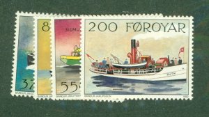 FAROE ISLANDS 232-5 MH CV $5.70 BIN $3.00