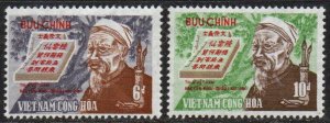 Vietnam Sc #380-381 Mint Hinged