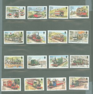 Isle of Man #347-358  Single (Complete Set)