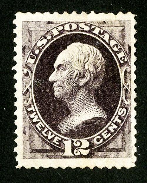 US Stamps # 162 Superb Disturbed OG LH Deep Color Huge Gem Scott Value $2,200.00