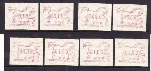 Hong Kong-ATM Frama set-unused NH Chinese New Year of the Horse-Machine 1 &2-